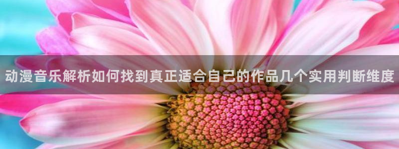 动漫里番手机在线观看：动漫音乐解析如何找到真正适合自己的作品几个实用判断维度