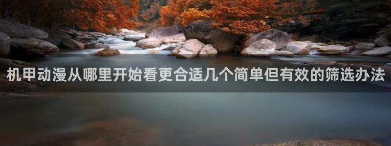 禁播里番动漫在线观看：机甲动漫从哪里开始看更合适几个简单但有效的筛选办法