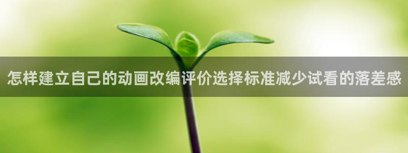肉番里番动漫在线观看：怎样建立自己的动画改编评价选择标准减少试看的落差感